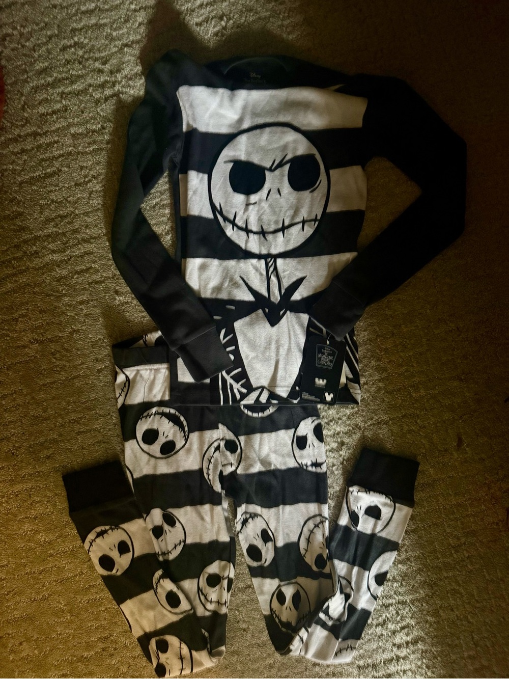 new Jack nightmare before christmas pajamas set